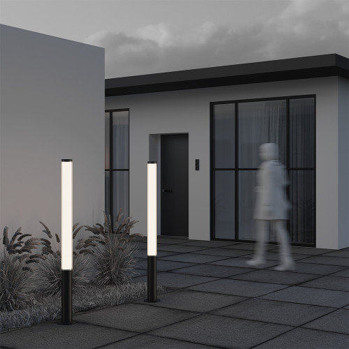 Купить Садово-парковый светильник Ginza 3000 50W IP54 Черный Maytoni O041FL-L50B3K в rum24.ru фото: 5