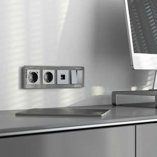 Купить Рамка из акрила на 4 поста Acrylic графит в rum24.ru фото: 4