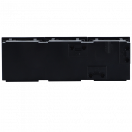 Розетка 3х2К+З нем.ст., 45 гр., с з/ш, черн. матовая (135х45мм), серия (тип) DF6 DF6D3ANM