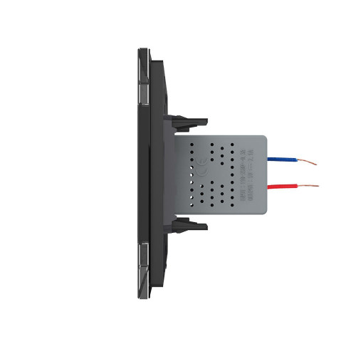Купить Розетка USB LIVOLO с блоком питания 5В 2.1А черная VL-C791USB-12 в rum24.ru фото: 3