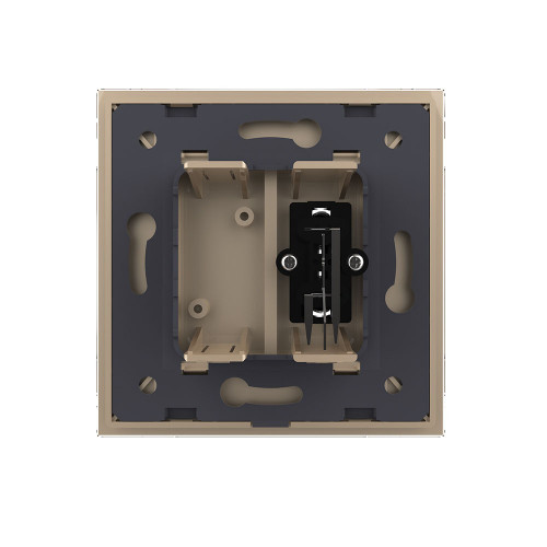 Купить Розетка мультимедийная AUDIO RCA LIVOLO золотая VL-C791AD-13 в rum24.ru фото: 4