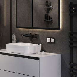 Рамка из акрила на 2 поста Acrylic черный