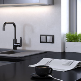 Рамка из акрила на 2 поста Acrylic черный