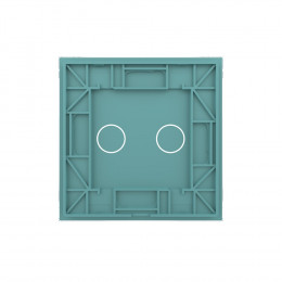 Панель для двухклавишного выключателя LIVOLO BB-C7-C2-18 зеленая