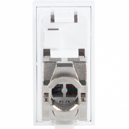 Розетка DEC RJ45 FTP кат.5e, 1мод., бел. (22.5х45мм), серия (тип) DEC DECF12WF5
