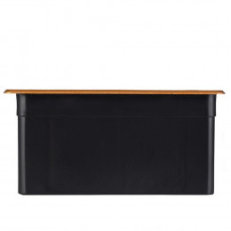 Выдвижной горизонтальный модуль RocketSocket в столешницу для розеток Livolo 2 поста, золотой