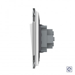 Механический выключатель звонкового типа Livolo 1 клавиша Белый