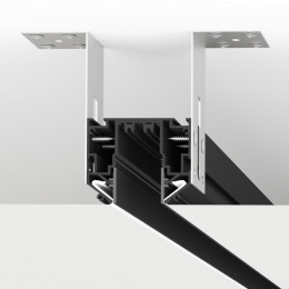 Магнитный шинопровод для натяжного потолка 3 метра Denkirs TR2023-BK