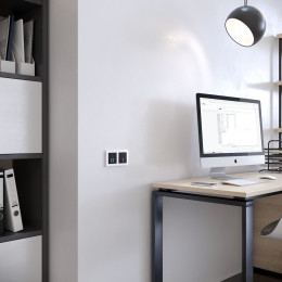 Рамка из акрила на 2 поста Acrylic белый