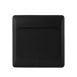 Выдвижной горизонтальный модуль RocketSocket в пол для розеток Livolo 2 поста, черный