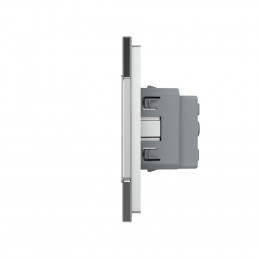 Розетка электрическая пять постов 220В LIVOLO белая VL-C7C5EU-11