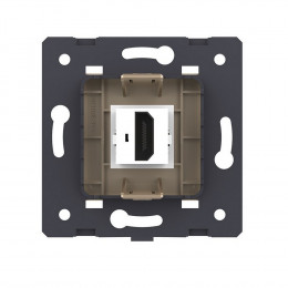 Розетка 1 пост HDMI 2.0 Livolo, цвет золотой (механизм) VL-FCHD-2AP