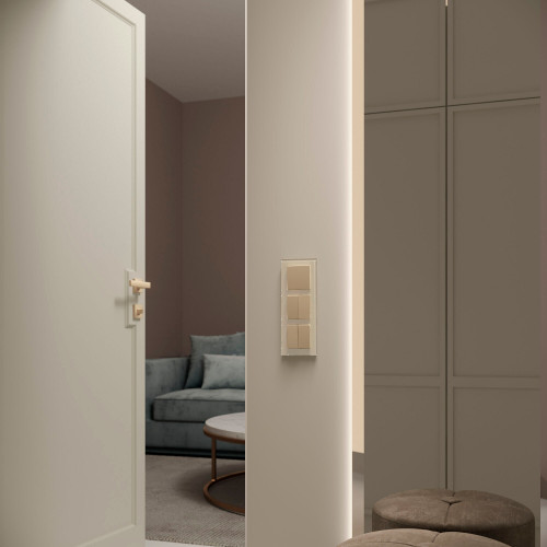 Купить Рамка из стекла на 3 поста Favorit молочный в rum24.ru фото: 2