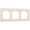 Купить Рамка из стекла на 3 поста Favorit молочный в rum24.ru