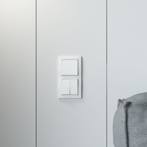 Купить Рамка из поликарбоната на 2 поста Snabb Basic белый в rum24.ru фото: 2