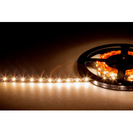 Светодиодная лента SMD, 12W/m, 3000K, 1116 Lm/m, DC24V, CRI>95, IP20, уп. 5 м Donel DN18336WWRA95