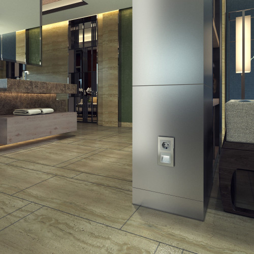 Купить Рамка из металла на 2 поста Аluminium алюминий в rum24.ru фото: 4