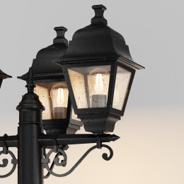 Садово-парковый светильник Abbey Road  60W IP44 Черный Maytoni O003FL-03B