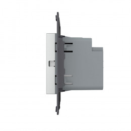 Розетка USB type C с блоком питания 45W Livolo, цвет серый (механизм) VL-FCUC-2IP