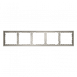 Рамка пластиковая VOLTUM S70 на 5 постов, (кашемир) VLS100503