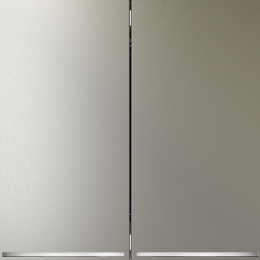 Выключатель встраиваемый VOLTUM S70 двухклавишный с подсветкой (шелк) VLS020204