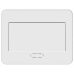 Настольный встраиваемый выдвижной розеточный блок 4 мод. (2 мод. 45х45), белый DDSB4RW