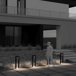 Ландшафтный светильник Frama 3000 12W IP65 Графит Maytoni O469FL-L12GF3K