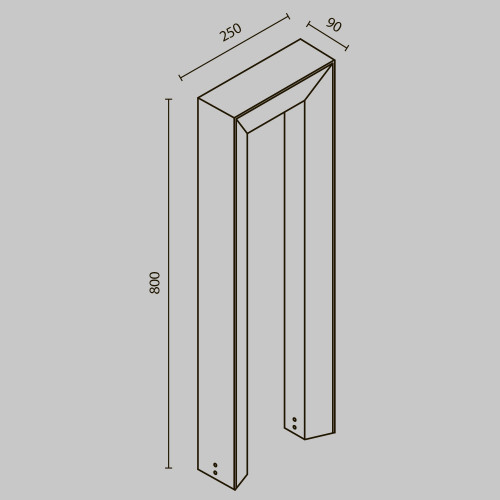 Купить Ландшафтный светильник Frama 3000 12W IP65 Графит Maytoni O469FL-L12GF3K в rum24.ru фото: 6