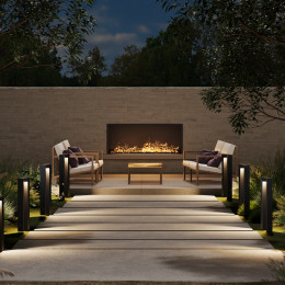 Ландшафтный светильник Frama 3000 12W IP65 Графит Maytoni O469FL-L12GF3K