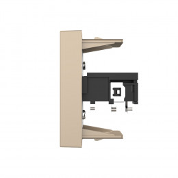 Розетка стерео аудио LIVOLO  TRS 6.3 jack золотая BB-C7-1M1-13 (механизм)