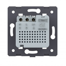 Терморегулятор пола Livolo 16А, сенсорное управление, датчик воздуха, цвет синий (механизм)