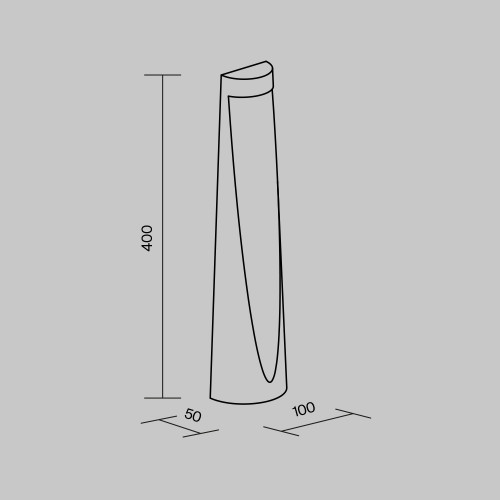 Купить Ландшафтный светильник Konus 3000 7W IP65 Графит Maytoni O463FL-L7GF3K в rum24.ru фото: 6