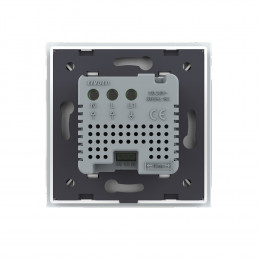 Терморегулятор пола Livolo 16А, сенсорное управление, датчик воздуха, датчик пола 5 м, Белый VL-C7FQ1-2WPS72