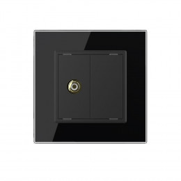 Розетка мультимедийная VIDEO RCA LIVOLO черная VL-C791VD-12