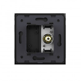 Розетка мультимедийная VIDEO RCA LIVOLO черная VL-C791VD-12