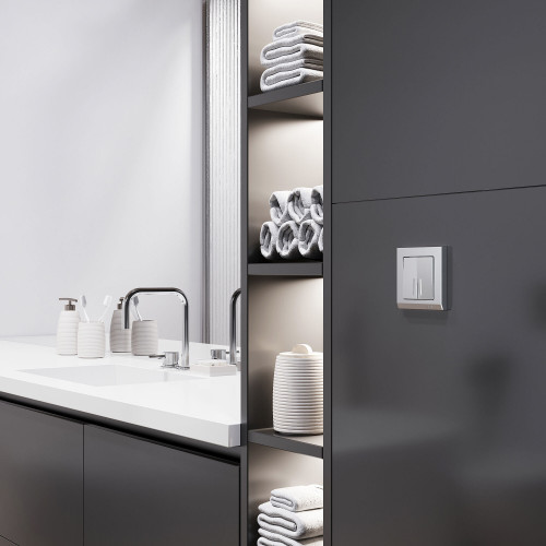 Купить Рамка из поликарбоната на 1 пост Stark серебряный матовый в rum24.ru фото: 4