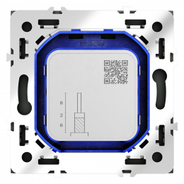 Розетка телевизионнная встраиваемая VOLTUM S70 оконечная TV+SAT, (графит) VLS060407