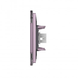 Розетка HDMI 2.0 одинарная Livolo, 1 пост, цвет розовый