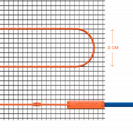 Нагревательный мат теплого пола Voltum Т150 VLT01-150-3.5