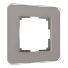 Купить Рамка из стекла на 1 пост Elite дымчатый W0012417 в rum24.ru