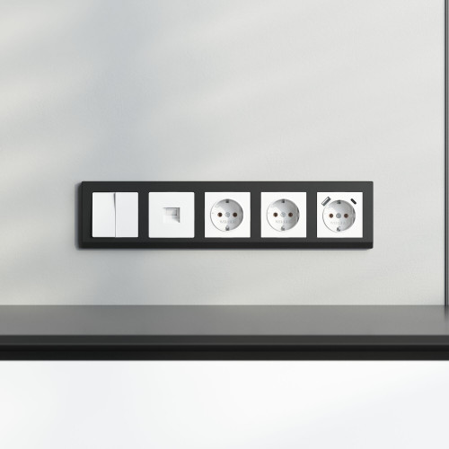 Купить Рамка из поликарбоната на 5 постов Stark черный в rum24.ru фото: 2