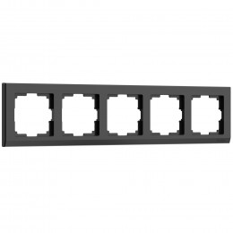 Рамка из поликарбоната на 5 постов Stark черный