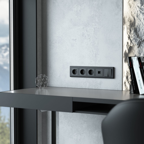 Купить Рамка из поликарбоната на 5 постов Stark черный в rum24.ru фото: 3