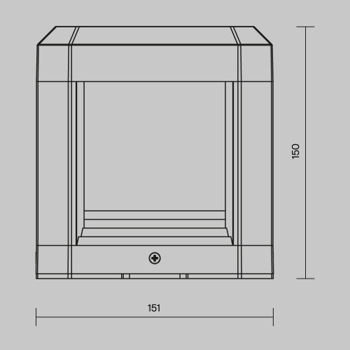 Купить Ландшафтный светильник Royal Mile 3000 13W IP65 Серый Maytoni O019FL-L13GR3K в rum24.ru фото: 7