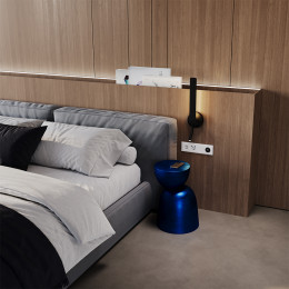 Рамка стеклянная VOLTUM S70 на 4 поста, (белый, стекло) VLS110401