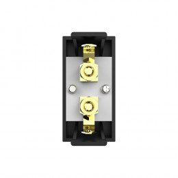 Розетка акустическая LIVOLO черная BB-C7-91A-12 (механизм)