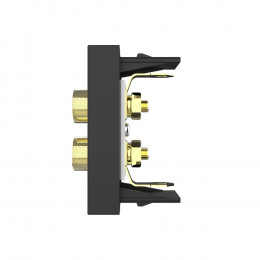 Розетка акустическая LIVOLO черная BB-C7-91A-12 (механизм)