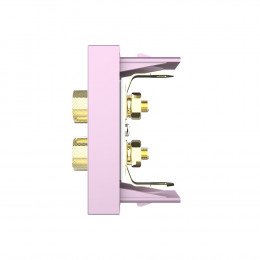 Розетка акустическая Livolo, цвет розовый (механизм) BB-C7-91A-17