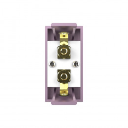 Розетка акустическая Livolo, цвет розовый (механизм) BB-C7-91A-17