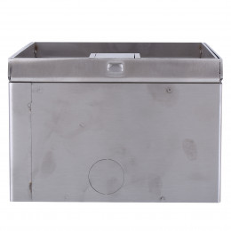 Лючок в пол 6 мод. (2 мод. 45х45 мм. + 2 мод. 22.5х45 мм.), металл, в уровень с напольным покрытием DFB6SMLVL